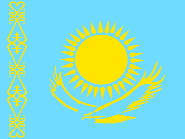 Kazakhstan flag